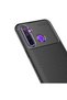 Realme 5İ Case Carbon Fiber Look Ultra Thin Carbon Case - 5