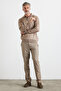 Men's Standard Fit Regular Cut Shirt Polo Collar Knitwear Sweater - 4