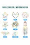 Bamboo Pipette Sticks 300 Pieces Children's Skill Development - 7