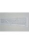 White Aluminum Wire - 9X40, Double Grid under Door Grille, Anti Bacterial - 3