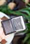 Beijing Genuine Leather Unisex Black Card Holder Wallet with Plenty of Card Holders and External Placket - 3