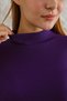 Women's Twill Turtleneck Ribbed Camisole Midi Length Dress - 7