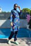 ملابس سباحة حجاب مغطاة بالكامل بمظلة أمامية R069B Koi Japan - 2