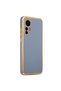 Xiaomi Mi 12t Premium Tpu Cover with Gold Color Edge Luxury Finish.