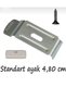 Stor & Zebra Curtain Mounting Bracket Set Wide Case 4.7cm Screw, Plastic Bracket and Portray, Set of 10, 30 Pieces - 3