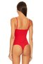 Women's Red Strappy Bodysuit - 4