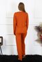 Women's Combed Cotton Long Sleeve Placket Pajama Suit 4176 - 4