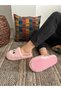 Silent Sole Plush Fluffy Daily Wearable House Slippers with Eyes Bohça Çeyiz - 2