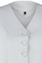 Anthracite Fitted Buttoned Crop Woven Vest Twoss21Ye0009 - 7