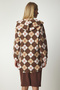 Women's Brown Tasseled Hooded Fleece Sweatshirt DD01260 - 7