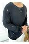 Natural Knitted Cotton Non-Pilling Ripped Detailed Laser Cut Knitwear Sweater - 3