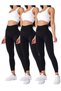 High Waist 3-Piece Corset Leggings Firming Slimming Postpartum Recovery Maternity Leggings