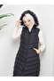 WOMEN'S LONG FRONT ZIP HOODED INFLATABLE VEST - 4