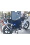 غطاء دراجة نارية متوافق مع Arora Jaguar 200 مبطن باللون الأزرق - 8