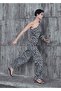 Asymmetrischer Overall mit Polka Dots - 6
