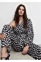 Asymmetrischer Overall mit Polka Dots - 8