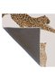 Beige Themed Leopard Patterned Modern Decorative Carpet 1657 - 3