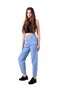 Pleated and High-waisted Pocketed Unlined Full-length Balloon Jean Women's Jeans Ice Blue Four Seasons - 6