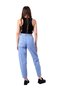 Pleated and High-waisted Pocketed Unlined Full-length Balloon Jean Women's Jeans Ice Blue Four Seasons - 5