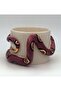 24 Carat Gold Embroidered, Snake Embossed, 100% Handmade, Mug 220 ml - 2