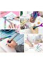 Imported luxury mermaid tail metallic shiny rainbow colorful cap ballpoint pen 1pc - 4