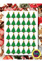 Christmas (New Year) Gift Package - A4 Size 1 Page Sticker Set