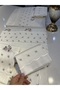 Our Embroidered Cotton Satin Pique and Duvet Cover Set is Composed of 7 Pieces - 6