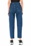 Giulia Dark Blue Mom Jeans High Waist Boyfriend Pants - 4