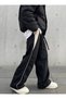 Y2k STRIP DETAIL UNISEX PARACHUTE TRACK PANTS / TROUSERS - 2