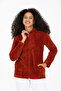 Women's Tile Zippered Fleece Cardigan
