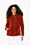 Women's Tile Zippered Fleece Cardigan - 2