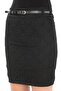 Lace Covered Pencil Skirt - 5