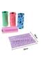 Aveo 4-Pack Paw Patterned Cat and Dog Poop Bags for Pets - 8