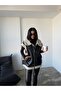 Women's Plush Fur Faux Leather Biker Vest - 2