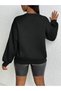 Sebesta Fashion Strength Printed 2 Thread Shardonlu Unisex Crew Neck Oversize Sweatshirt0,, - 3