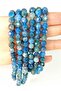 Apatite Stone Facet Cut Necklace 8mm (Fixed Clip) - 5