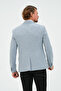 Men's Blazer Jacket - Light Blue, Slim Fit, Lined, Stylish Jacket - 7