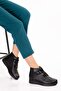 Women's Genuine Leather Velcro Easy Wear Boots Elnr.2126 - 6