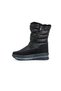 Women - Girls - Unisex Winter Fur Zippered Anatomical Sole Winter Boots - Black - 4