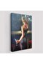 Woman with Blonde Hair Drinking Wine at the Bar Canvas Print Ar030292 - 3