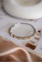 Pietra Bracelet - Stainless Steel Women's Handcuff Bracelet