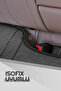 Car Back Seat Cushion Linen Isofix Compatible Smoked with Extra Pockets - Premium - 6