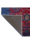 Blue Burgundy Themed Traditional Motif Patterned Vintage Decorative Carpet 1678 - 4