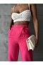 Women's Fuchsia Palazzo Pants - 2