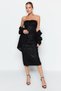 Black Fringe Sequin Stylish Evening Dress Night Graduation Dress Tpraw24El00277