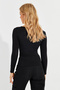 Women's Black Blouse CY436 - 5