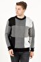 80400 Square Patterned Sweater - 2