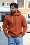 3 thread Sweatshirt hooded with kangaroo pockets oversize Men - 5