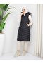 WOMEN'S LONG FRONT ZIP HOODED INFLATABLE VEST - 2