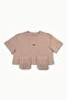 30244 Faded Effect Cargo Pocket T-shirt-beige 101A30244